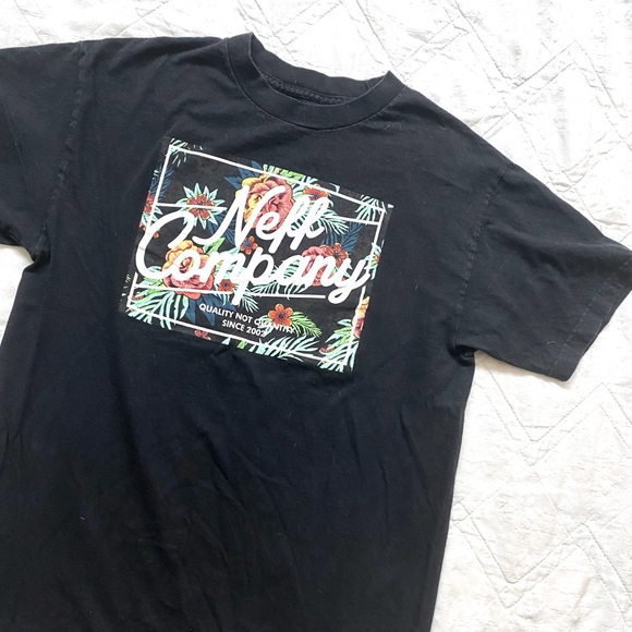 Neff Other - •NEFF COMPANY• black logo tee shirt
